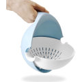 Multifunctional 2 in 1 Kitchen Rolling Colander Bowl